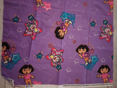 Dora boots nick jr fun fabric 17 x 13 inch 1pc
