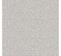 Beautiful Day Words Farm Henry Glass the yard x 43 inches cotton