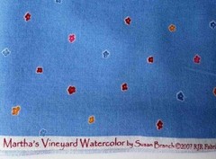 Scarce 2007 SUSAN BRANCH for RJR FABRICS Martha’s Vineyard Watercolor