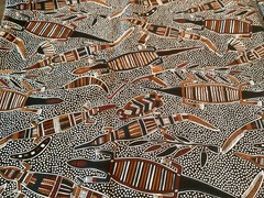 Hoffman California Fabrics 1989 African Tribal Print 4 Yards New Old Stock 42” W