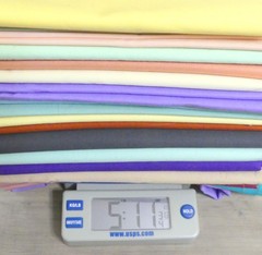 Multiple Color Solid Color Cotton Fabric – 5 lbs 12 oz Bundle
