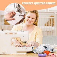 VOKOY 50 PCS 10 x 10 Inch White Fabric Squares, Precut White Cotton Squares, …