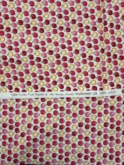 4 Funky Fruit Coordinating Fabrics Henley Studio Makower Cotton 44″ 1 Yard Each