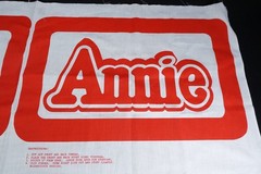 1982 Tribune Co. Syndicate Little Orphan Annie 3 Pillow Fabric Panels Kit To Sew