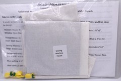 Lot of 5 Quilt Kits Patterns & Fabric Row By Row Boats Sewing Sailing Buttons