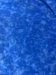 26-6-60 COTTON FABRIC REM-BLUE MOTTLED-30 X 12 INCHES-4 APPLIQUE, CRAFTS, QUILTS