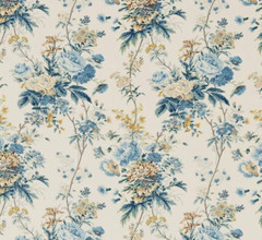 SANDERSON X GILES DEACON CURTAIN FABRIC Lakeland Paradis 5.9 MTRS POPPINJAY/LION