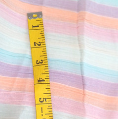 Pastel Rainbow Crepe Crinkled Gauze Light Fabric 53″ Wide BTY Sold By The Yard