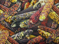 Corn Husks Cobb Snacks Food Cotton Fabric FQ