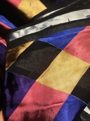 60% Silk 40%Cotton fine Fabric 32” square panel scarf clothings shirt