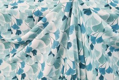 55” Wide By Yard Elegant Floral Rayon Material Soft Viscose Fabric For Dress