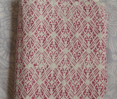 White & Pink Hand Block Fabric 10 Yard 100%Cotton NO TARRIF CHARGES 100%✅ KK17