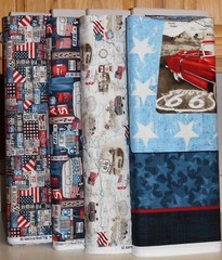 All American Road Trip Route 66 Panel & Coordinating Fabric SOLD SEPARATELY