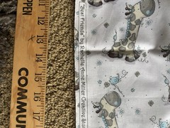 Baby Giraffe Fabric By Rachelle Anne Miller 45 Width 1 yard and a half yard