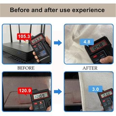 43″ W × 39″ L Faraday Fabric for Data Protection – Versatile Conductive Material