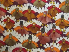 JO-ANN STORES 100% Cotton “Turkey GOBBLE” SZ 24″X42″ NEW