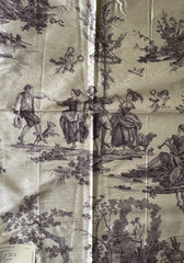 GP&J Baker Seasons Silk Taupe Designer Fabric Remnant 24″x24″