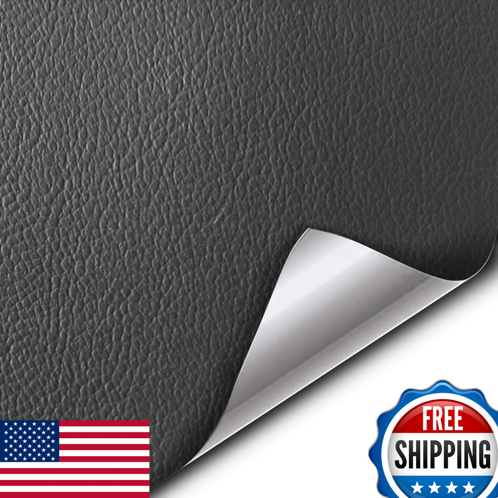 VViViD Bycast65 Grey Adhesive Weatherproof Faux Leather Marine Vinyl 5ft x 54″