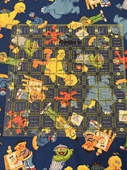 19 x 42 Sesame Street COTTON Sewing Fabric by Cranston