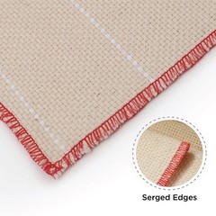 The Oxford Company Monk’s Cloth | Punch 24″ x (Precut & Serged), Natural