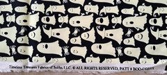 Timeless Treasures Soho BOO! CG2371 Glow in Dark Cotton Quilt Fabric ~ 1yd x 44″