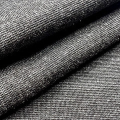 Ponte De Roma Stretch Knit Dark Gray 61″ W Fabric Lot of 4 Yards & 22″ for $18