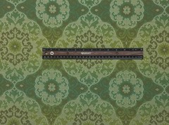 OUTDURA GYPSY SEA MOSS GREEN OUTDOOR INDOOR FLORAL MEDALLION FABRIC 2.1 YARDS
