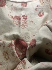 WAVERLY Floral Norfolk Rose Cotton Fabric Upholstery Home Decor Crafts 66X22″