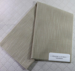 Ralph Lauren Performance Fabric Remnant 24″x26″ “Greystone Ottoman” Color Bisque