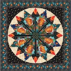 Benartex – Moon & Sun – Repeating Border Stripe – Multi