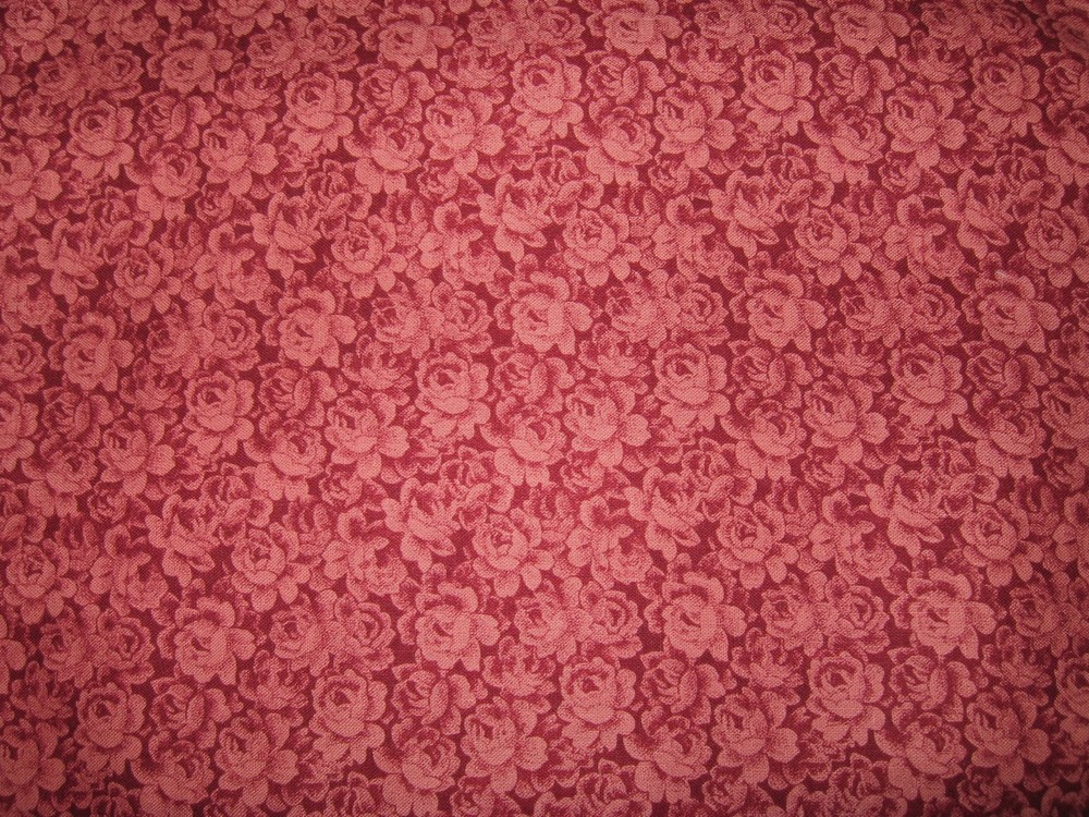 Jinny Beyer Quiltprints Burgundy Wine Roses Cotton Quilt fabric BTY 42″W Maroon