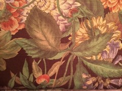 P.KAUFMANN FABRIC DECORATOR WEIGHT FLORAL 180”x 54”