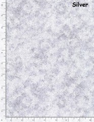 Meadow Mini Leaf Tonal Blender Cotton Quilt Fabric TT Fabric 8500 Silver grey