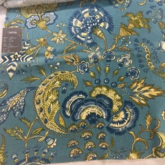 P/K Lifestyles Williamsburg Upholstery Samples 6 Large 27” x 26”Mixed Colors