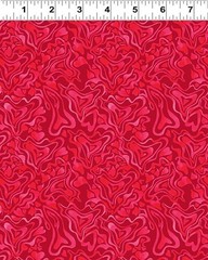 Love Matt Hearts Y4636-42 Pink Claudia Bianchi VALENTINE fabric BTHY