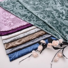 Embossed Velvet Cloth Upholstery Fabric Sofa Furniture Bedding Decor Soft Floral