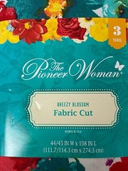 Pioneer Woman 3 Yard Fabric Floral, Birds, Paisley Choose Pattern 44/45″ x 108″