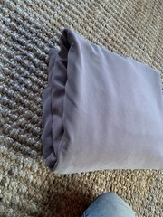 Taupe Velvet Drapery Upholstery 20 oz Fabric 3 Yards 54” Wide Polyester