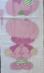 VTG `81 RASPBERRY TART Pillow Doll 20 ½ Panel # 5717 Spring Mills Cut & Sew