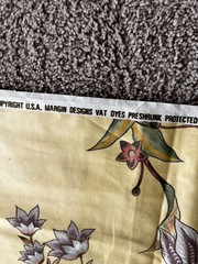 Vintage Margin Designs Floral Chintz Polished Cotton Fabric 3.63 yards 56″ Wide