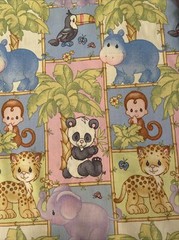 Precious Moments Pastels Spectrix Cotton Blend Fabric 1/2 Yard (18 By 44”) New