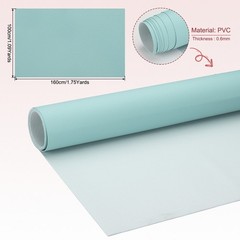 63×39.4in Faux Leather Sheets, Car Replacement Upholstery PU Fabric, Light Blue