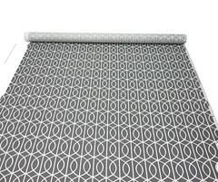 ROBERT ALLEN GATE CHARCOAL LIGHT GRAY TRELLIS MULTIPURPOSE FABRIC BY YARD 54″W