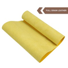 12×24 Inch Tooling Leather Square 2.0MM Yellow Sheets for Crafts Thick