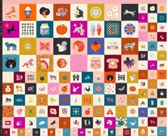 Ten Years of Magic Panel Ruby Star Society Fabric