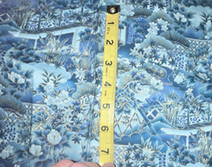 Japanese Landscape by Hoffman International Shades of Blue w/ Metallic 23″x11″