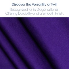 Purple Poly Cotton Twill Fabric – 60″ Wide – Sold by the Yard & Bolt