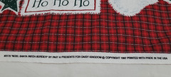 Daisy Kingdom Noel Santa Patch Border #3175 Fabric 1.8 Yard / 68×44″ Wide READ