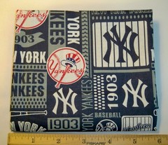 MLB Baseball Sports New York Yankees Cotton Fat Quarter