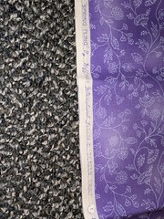Hoffman International Fabrics “Spring Fling” Purple 38″ x 42″